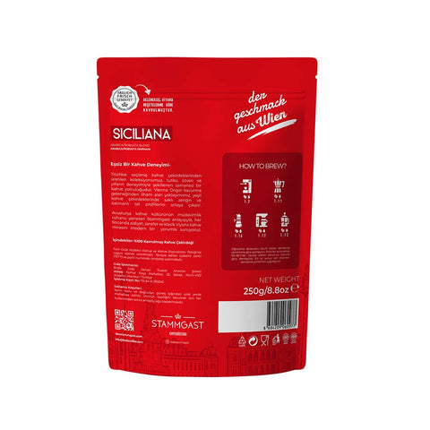 das Stammgast Siciliana Çekirdek Kahve 250 Gr
