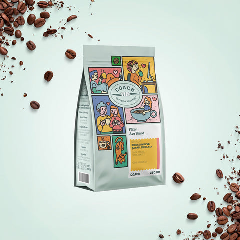 Coach Coffee Ace Blend Filtre Kahve Çekirdeği 250 Gr