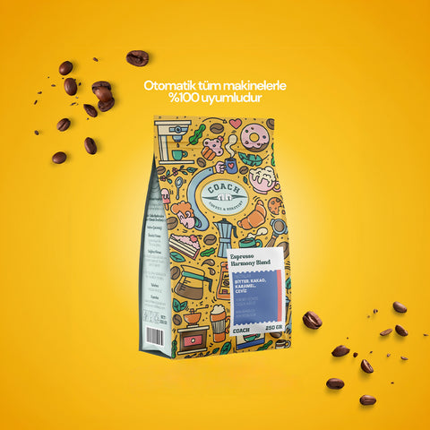 Coach Coffee Harmony Blend Kahve Çekirdeği 250 Gr